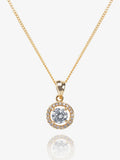 Ivory and Co Gold Balmoral Crystal Dainty Pendant 1.5cm, UK version