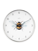 Acctim Clocks Chrome Bee Wall Clock 30cm