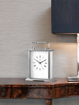 Acctim Clocks Silver Gainsborough Carriage Alarm Clock