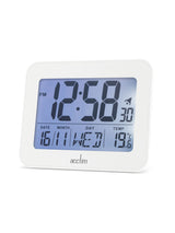 Acctim White Otto LCD Alarm Clock