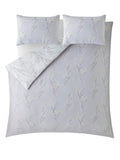 Laura Ashley purple lavender reversible sateen pussy willow duvet cover and pillowcase set, UK version