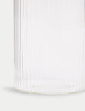 Large Ribbed Glass Pourer
