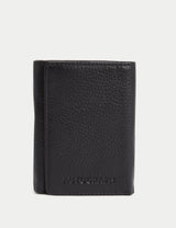 Genuine Leather Tri-Fold Wallet