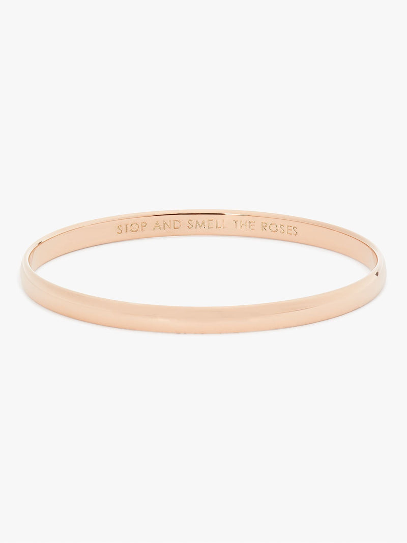 Kate Spade rose gold tone idiom bangle, UK version