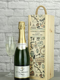 Wedding Day Sparkling Wine Gift by Le Bon Vin