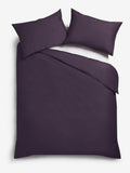 Purple blackberry duvet cover and pillowcase set, imported from the UK