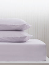 Puple Lilac Cotton Rich Deep Fitted Bed Sheet