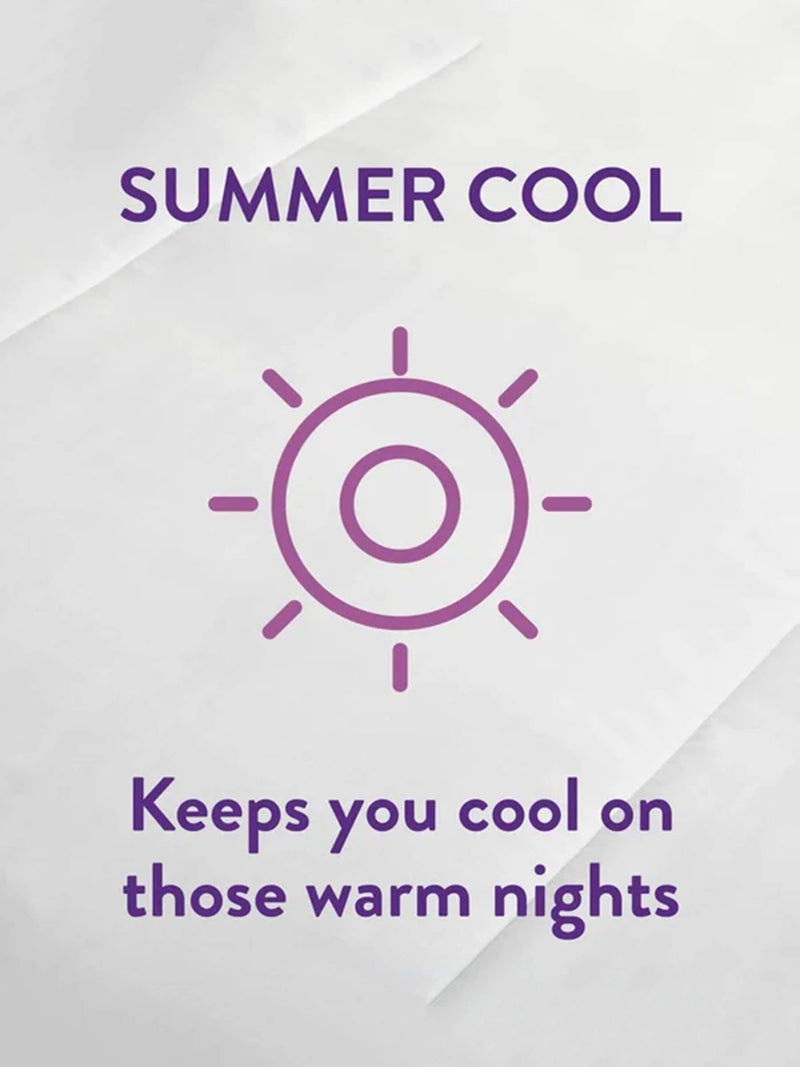 Slumberdown Cool Summer Nights 7.5 Tog duvet (British brand)