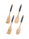 Fusion Set of 4 Brown Wooden Tools
