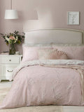 Laura Ashley Pink Blush Pussy Willow duvet cover and pillowcase set, UK version