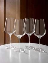 Belgravia Clear Crystal White Wine Glasses Set of 4
