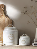 Ceramic treat storage jar Natural Country Badge 20cm, imported from the UK