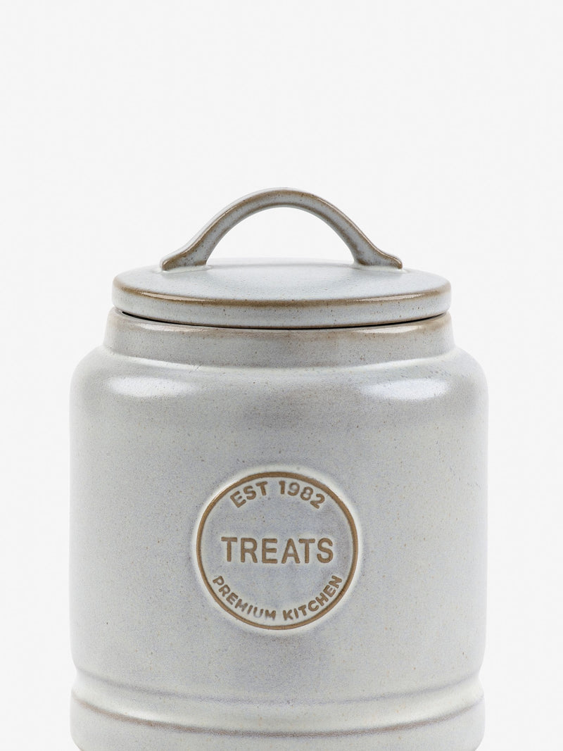 Ceramic treat storage jar Natural Country Badge 20cm, imported from the UK