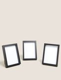 Wood effect photo frames set of 3 5x7 inch (British brand)