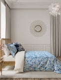 Pure Cotton Ornamental Bloom bedding set, imported from the UK