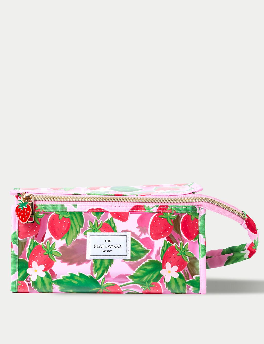 The Flat Lay Co. Jelly Open Flat Box Bag in Summer Strawberries GOODS M&S