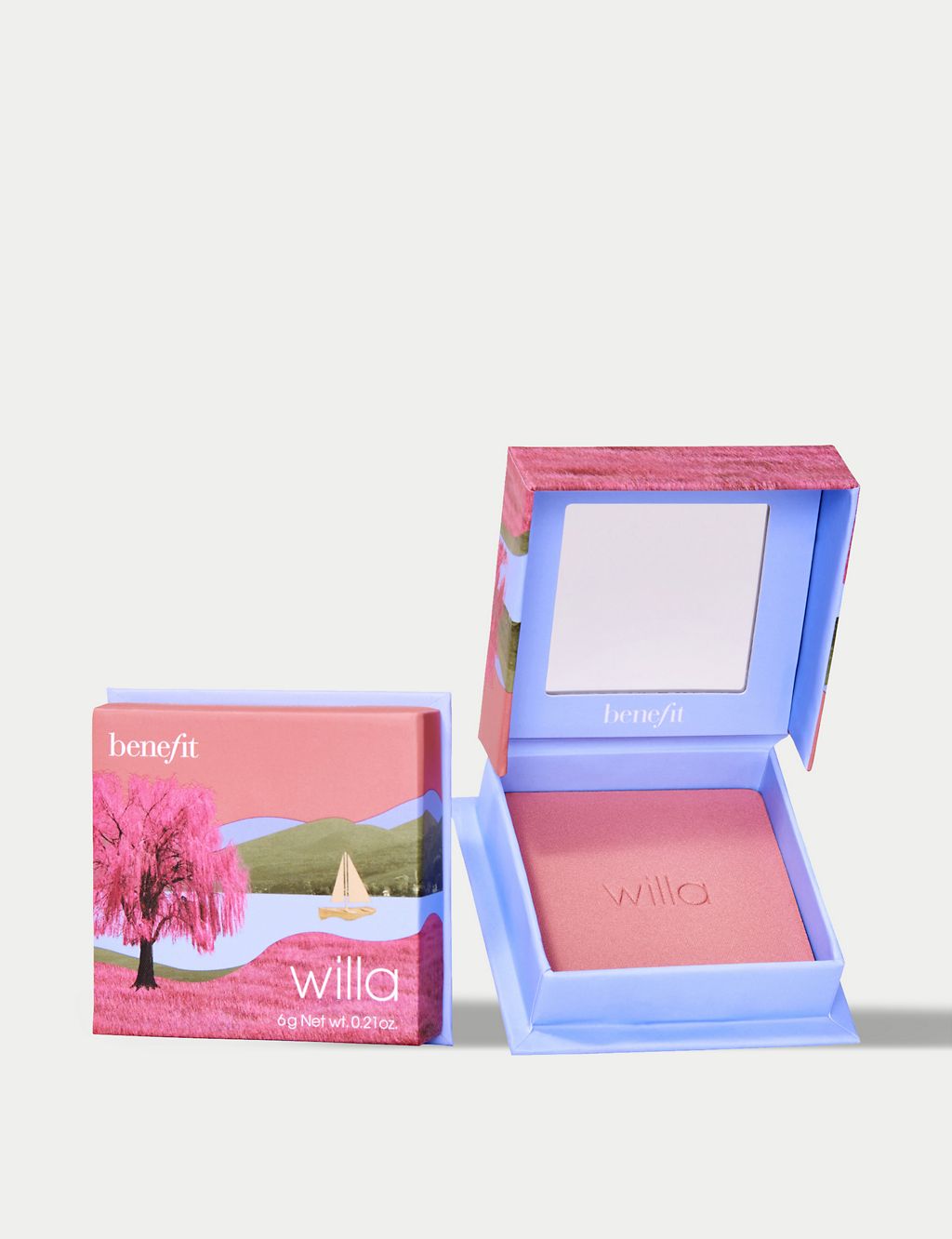 Willa Soft Neutral-Rose Blush Powder Mini 2.5g GOODS M&S