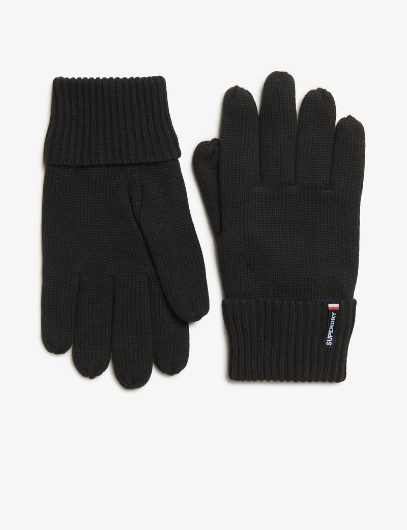 Superdry pure cotton knitted gloves, imported from the UK