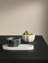 M&S X Kelly Hoppen Marble Textured Pinch Pots & Tray Set