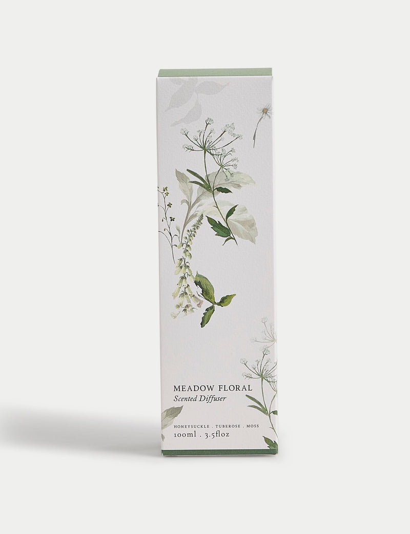 Meadow Floral reed diffuser 100ml, imported from the UK