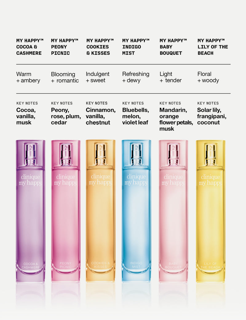 Clinique My Happy Peony Picnic fragrance mist 100ml, imported from the UK