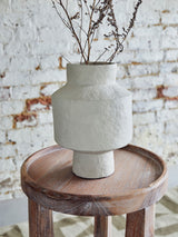 French Connection Natural Papier Mache Vase 30cm