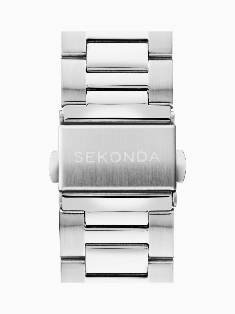 Sekonda Silver Tone Ocean 43mm watch (British brand)