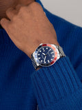 Sekonda Silver Tone Ocean 43mm watch (British brand)