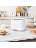 Salter White Glacier 2 Slice Toaster