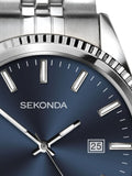 Sekonda Blue Wristwatch With Bracelet Case 40mm (British brand)