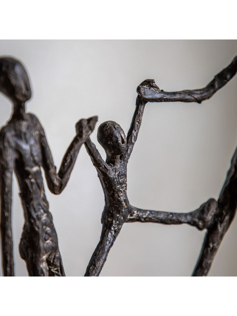 Gallery Home Black Swing Ornaments Sculpture 30cm UK version