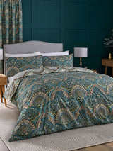 Dreams & Drapes Blue Palais Reversible Duvet Cover Set