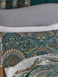 Dreams & Drapes Blue Palais reversible duvet cover set - British product