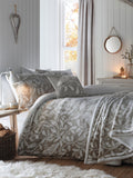 Dreams & Drapes green woodland owls plush fleece duvet cover set - British product