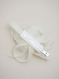 Jon Richard Cream Small Feather Fascinator Hair Clip, UK version