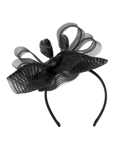 Jon Richard Black Hat Fascinator