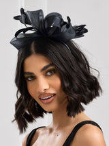 Jon Richard Black Medium Fascinator Headband