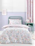 Catherine Lansfield pink fairytale unicorn duvet cover set - British product