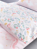 Catherine Lansfield pink fairytale unicorn duvet cover set - British product