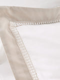 Bianca white oxford lace duvet cover set - British product