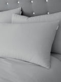 Catherine Lansfield Grey Supersoft duvet cover set - British product