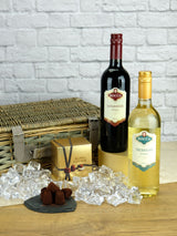 Le Bon Vin Italian Wine and Chocolate Truffles Hamper 2x 750ml 100g