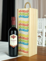 Le Bon Vin Grandad Italian Sangiovese Wooden Boxed Red Wine 750ml