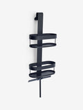 Black Shower Caddy with Wiper