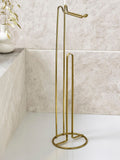 Gold Wire Toilet Roll Holder