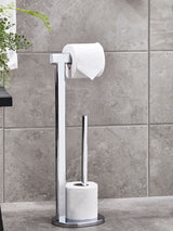 Oslo Chrome Freestanding Toilet Roll Holder