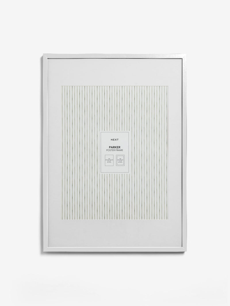 Parker white large poster photo frame (British brand)