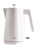 White sleek electric kettle 1.7 litre (British brand)