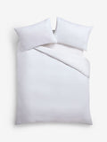 White waffle texture duvet cover and pillowcase set (British brand)