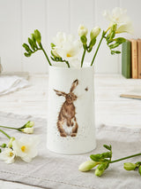 Royal Worcester White Wrendale Designs Medium Ceramic Vase